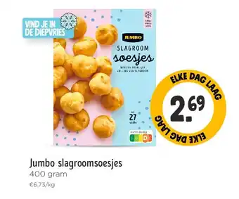 Jumbo Jumbo slagroomsoesjes aanbieding