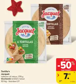 Carrefour Market Tortilla's jacquet aanbieding