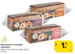 Carrefour Market Peperkoek in sneetjes carrefour aanbieding