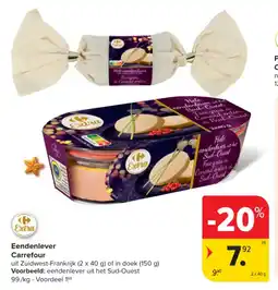 Carrefour Market Eendenlever carrefour aanbieding