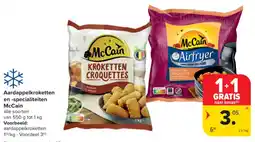 Carrefour Market Aardappelkroketten en specialiteiten mccain aanbieding
