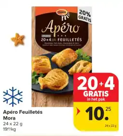Carrefour Market Apéro feuilletés mora aanbieding