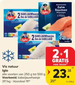 Carrefour Market Vis natuur iglo aanbieding