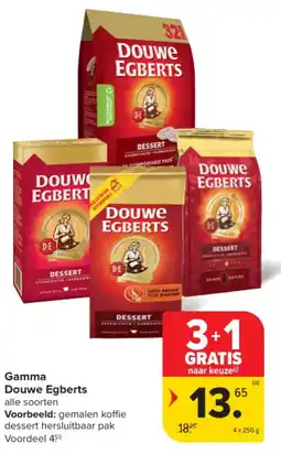 Carrefour Market Gamma douwe egberts aanbieding