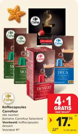 Carrefour Market Koffiecapsules carrefour aanbieding