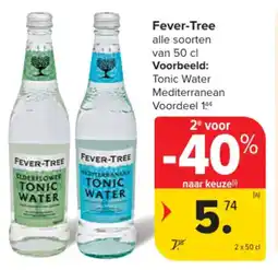 Carrefour Market Fever-tree aanbieding