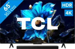 Coolblue TCL 65 QLED P71K 4K (2025) + TCL S45H 2.0 Soundbar aanbieding