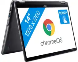 Coolblue Acer Chromebook Plus Spin 514 (CP514-4HN-38T8) Azerty aanbieding