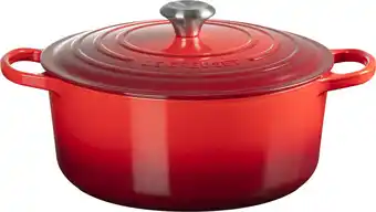 Coolblue Le Creuset Signature Ronde Braadpan 28 cm Kersenrood aanbieding