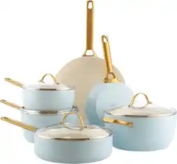 Coolblue GreenPan Padova Reserve Pannenset 10-delig Light Blue aanbieding