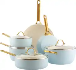 Coolblue GreenPan Padova Reserve Pannenset 10-delig Light Blue aanbieding