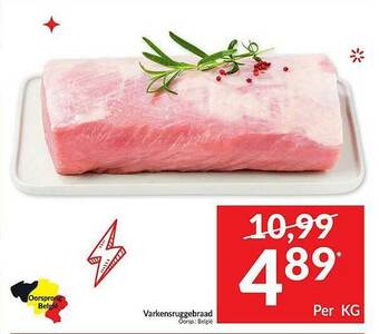 Intermarché Varkensruggebraad aanbieding
