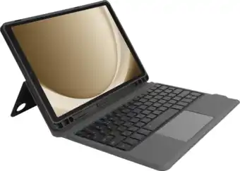Coolblue BlueBuilt Samsung Galaxy Tab A9 Plus Toetsenbord Hoes AZERTY Zwart aanbieding