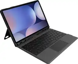 Coolblue BlueBuilt Samsung Galaxy Tab S10 FE Plus Toetsenbord Hoes AZERTY Zwart aanbieding