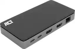 Coolblue ACT Usb C Dual 4K Monitor MST Docking Station aanbieding