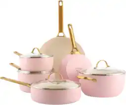 Coolblue GreenPan Padova Reserve Batterie de Cuisine 10 Pièces Blush Pink aanbieding