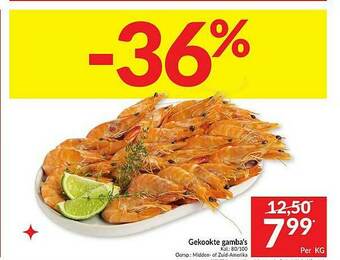 Intermarché Gekookte Gambas aanbieding