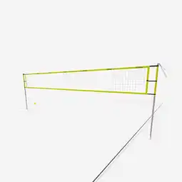 Decathlon Beachvolleybalset met officiële afmetingen BV900 geel aanbieding