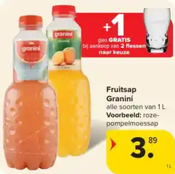 Carrefour Market Fruitsap granini aanbieding