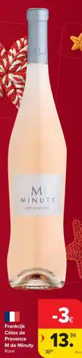 Carrefour Market Frankrijk côtes de provence m de minuty aanbieding