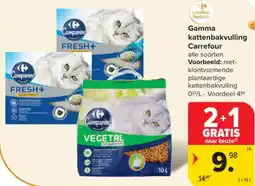 Carrefour Market Gamma kattenbakvulling carrefour aanbieding