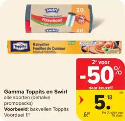 Carrefour Market Gamma toppits en swirl aanbieding