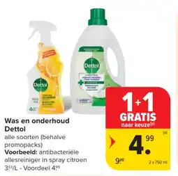 Carrefour Market Was en onderhoud dettol aanbieding