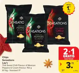 Carrefour Market Chips sensations lay's aanbieding