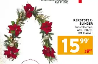 Kerstster slinger