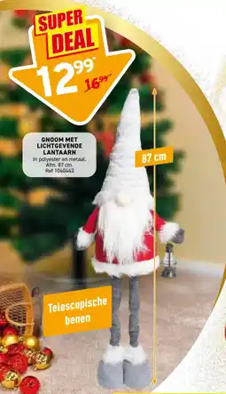 Trafic Gnoom met lichtgevende lantaarn aanbieding