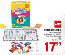 Trafic Lego brick like this aanbieding
