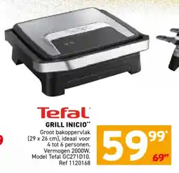 Trafic Tefal grill inicio aanbieding