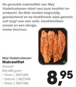 Hanos Meij visdelicatessen makreelfilet aanbieding