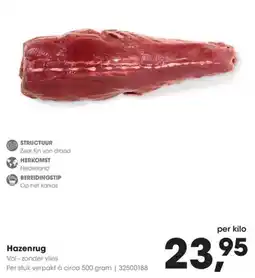 Hanos Hazenrug aanbieding
