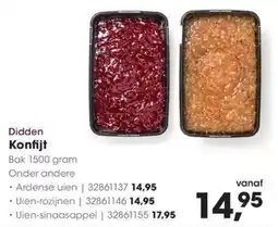 Hanos Didden konfijt aanbieding