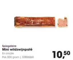Hanos Spiegeleire mini wildzwijnpaté aanbieding
