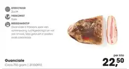 Hanos Guanciale aanbieding