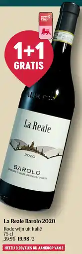 Delhaize La Reale Barolo 2020 aanbieding