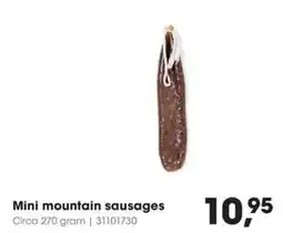 Hanos Mini mountain sausages aanbieding