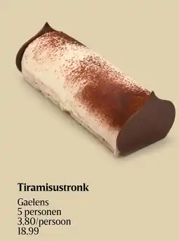 Delhaize Tiramisustronk aanbieding