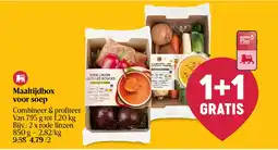 Delhaize Maaltijdbox voor soep aanbieding