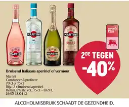 Delhaize Bruisend Italiaans aperitief of vermout aanbieding
