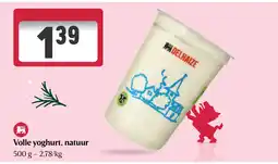 Delhaize Volle yoghurt, natuur aanbieding