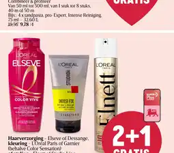 Delhaize kleurbeschermende shampoo, color vive, Elseve, 300 ml – 12,20/L aanbieding