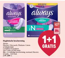 Delhaize Hygiënische bescherming aanbieding