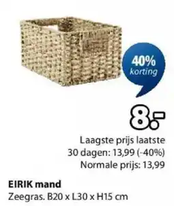 Jysk Eirik Mand aanbieding