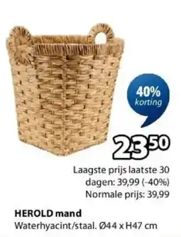 Jysk Herold Mand aanbieding