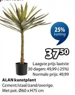 Jysk Alan kunstplant aanbieding