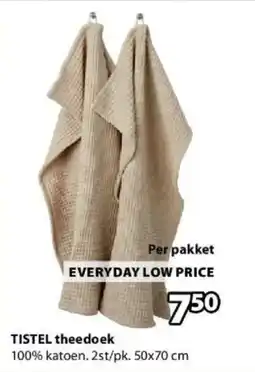 Jysk Tistel Theedoek aanbieding