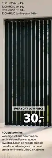 Jysk Rogen Lamellen aanbieding